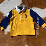 国内现货 美国代购 Polo Ralph Lauren男童撞色大马标长袖T恤