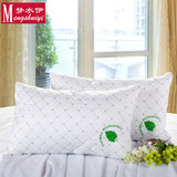 特价包邮45*75cm白色枕芯纯棉全棉蚕丝绣花枕头个 一只单人标准枕