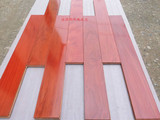 二手 安信十大品牌 全实木地板香脂木豆红香木宽板1.8厚 9.5成新