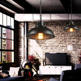 吧台美式餐厅工业风复古创意单头吊灯餐厅咖啡馆个性吊灯工矿吊灯