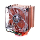 超频三 红海至尊版全铜CPU散热器775/115X/2011 AMD水晶智能风扇