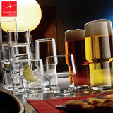 波米欧利 比萨啤酒杯 透明无铅创意玻璃杯进口扎啤杯子两只装正品