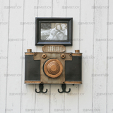 GG022 觅家-法单铁艺复古相机相框挂钩酒吧咖啡馆店陈列壁挂装饰