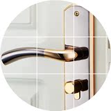 简约304不锈钢静音室内卧室房门锁把手执手锁机械铜芯锁具单双舌