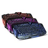 如意鸟 电脑有线彩虹炫酷背光机械手感键盘 cf夜光发光游戏键盘