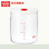 日本怡万家iwaki进口玻璃瓶奶粉密封罐储物酵素桶 蜂蜜瓶大容量