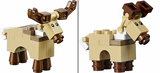 全新乐高 LEGO 冬季系列 10245 圣诞节 驯鹿 大驯鹿 小驯鹿