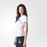 正品Adidas阿迪达斯NEO女子圆领短袖运男女情侣运动休闲T恤AK1170