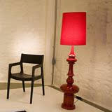 新古典后现代简欧式灯饰簡歐餐廳臥室婚庆樣板間书房红色落地燈具