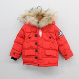 现货韩国进口童装正品代购2015冬款男童女童棉袄羽绒服保暖外套