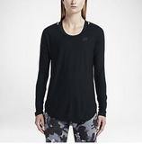 2015冬新款专柜正品NIKE耐克女装运动休闲跑步长袖T恤689522-010
