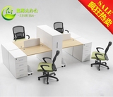 南昌办公家具办公桌4人2人现代简约职员桌椅卡位组合板式办公台