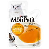 【猫用品专卖】MonPetit补水滋养高汤清汤妙鲜包 两种海鲜 40g