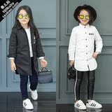 2015卷儿妈女童长袖衬衫冬装韩版儿童可爱卡通加绒加厚保暖衬衣