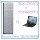 未来人类T5-SKYLAKE-970M-67SH3 15.6英寸键盘保护膜防刮屏幕贴膜