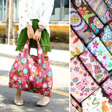 尼龙购物袋日本定制款防水环保袋折叠便携袋女单肩袋实用超大号A5