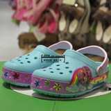 Crocs专柜正品代购卡洛驰童鞋酷闪彩虹小克骆格沙滩洞洞鞋202662