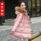 西子相约2015冬装新款韩版时尚中长款棉衣棉服女装外套小棉袄