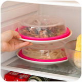 居家家 可叠加冰箱保鲜盖 微波炉专用加热防油盖子碗盖多用密封盖