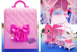 芭比娃娃凯莉别墅梦幻衣橱 婚纱礼服配件Barbie套装甜甜屋大礼盒