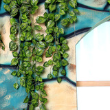 仿真藤条塑料假花绿萝吊顶吊兰植物装饰藤蔓客厅管道阳台装饰花藤