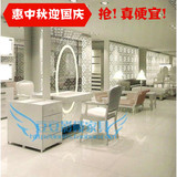 2013上海展会实拍 高档影楼家具 透明印花影楼化妆镜 影楼化妆台