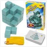 体巧板年货 小乖蛋 3D建筑模型智力解题通关玩具索玛立方块七块立