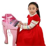 热卖贝芬乐多功能三角架电子琴 儿童趣味演奏组合 宝宝小钢琴带麦