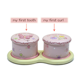 创意宝宝乳牙盒牙齿盒婴儿胎发保护收藏盒胎毛保存盒儿童周岁礼物