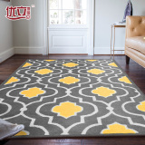 优立 印度进口手工地毯 天然羊毛地毯客厅时尚新古典卧室地毯