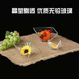 耐高温玻璃碗方型透明水果微波炉圆形沙拉家用创意餐具欧式大小号