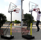 钢化玻璃篮球板 户外 移动可升降篮球架 标准 成人 街头篮球架框