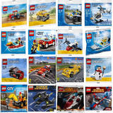 LEGO乐高 30221城市系列消防 蝙蝠侠 蜘蛛侠车拼砌包拼装积木玩具