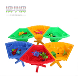幼儿园专用游戏桌 儿童玩水玩沙玩具桌沙水桌学习桌全塑料沙水盘
