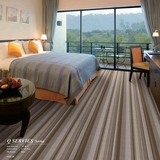 条纹满铺地毯工程满铺地毯办公室酒店宾馆会所卧室客房家用圈绒