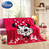Disney/迪士尼床上用品儿童卡通毛毯盖毯子时尚米妮法兰绒毯