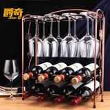 JueQi/爵奇红酒杯架 葡萄酒架 铁艺创意欧式时尚倒挂杯架高脚杯架