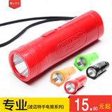 波迈特LED充电式便携家用强光小手电筒迷你型多功能塑料灯可验钞