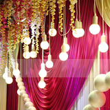 龙珠吊灯挂灯LED灯泡婚礼布置舞台背景迎宾区KT板装饰灯暖光灯