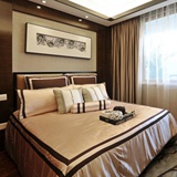 新中式床实木酒店会所样板房定制家具双人床卧室1.8米婚床现代床