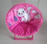 小猫款出口儿童月亮椅卡通折叠户外舒适便携宝宝餐椅躺椅