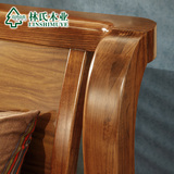 林氏木业1.5现代中式床11.8米双人床气动储物高箱大床家具LS80041