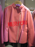萨侬SANONG专柜正品代购2015春夏新款皮衣28411D31250P1原价6980