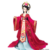 芭比洋娃娃中国可儿娃娃9099和亲公主可儿古装衣服仙子关节体女孩