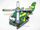 电动万向多功能直升机闪光音乐飞机玩具儿童迷彩战斗机万向轮模型