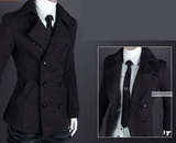 外贸原单今年最流行的男款男装黑社会毛呢大衣二战德国军装男外套