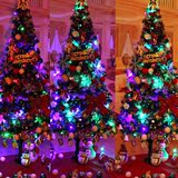 挂在树上的灯圣诞树2015新款圣诞节日装饰礼物礼品1.5米彩灯发光