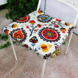 欧式风格办公室木椅坐垫定做加厚沙发垫纯棉布套防滑可拆洗餐椅垫