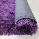 地毯客厅现代时尚简约茶几地毯卧室床边飘窗长毛亮丝装饰地毯定制