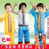 儿童少数民族演出服装 男童服装葫芦丝舞台表演服装傣族舞蹈服装
